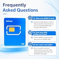 9esim v0 esim Adapter für entsperrte Android-handys internationales Reisen Europa usa Japan China unbegrenzte Daten SIM Karte vorgestanzt für einfache verwendung (Physical eSIM Karte) – Ansicht 6