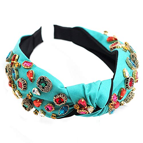 QTMY Rhinestone Crystal Headbands for Women,Hair Hoop Accessories