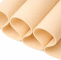 Vista 21 de FabricLA Tela de fieltro para manualidades, 18 x 18 pulgadas de ancho y 0.063 in de grosor, color burdeos, utiliza este fieltro suave