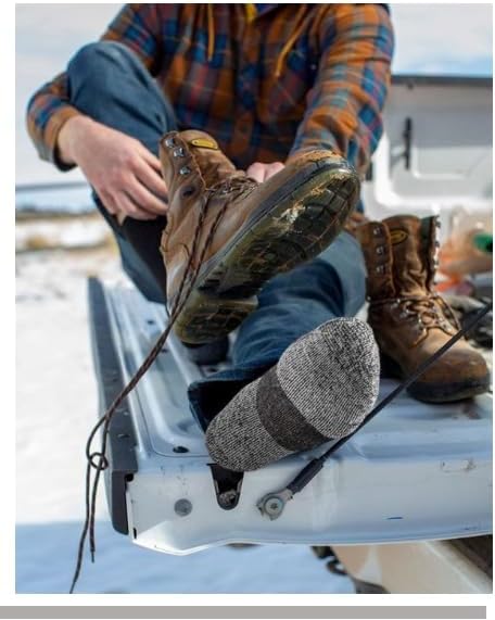 Wells Lamont Mens Multipack Comfortable Durable Cushioned Work Socks in Crew or Ankle Length - Image 6