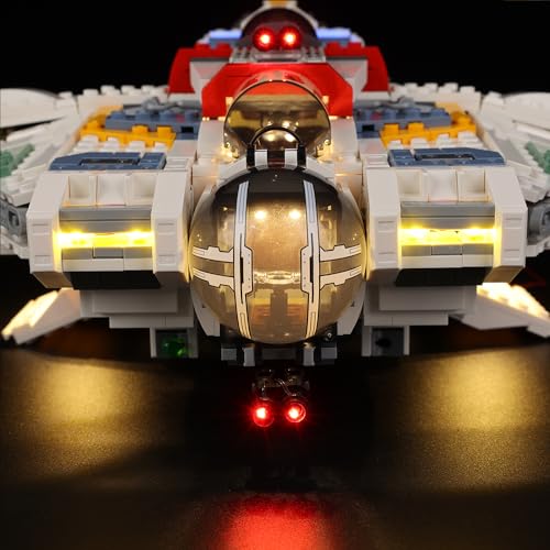 Kyglaring LED Lighting Kit (No Model), Compatible with Lego-75357 Star Wars Ghost & Phantom II Building Blocks Model Set - Image 4