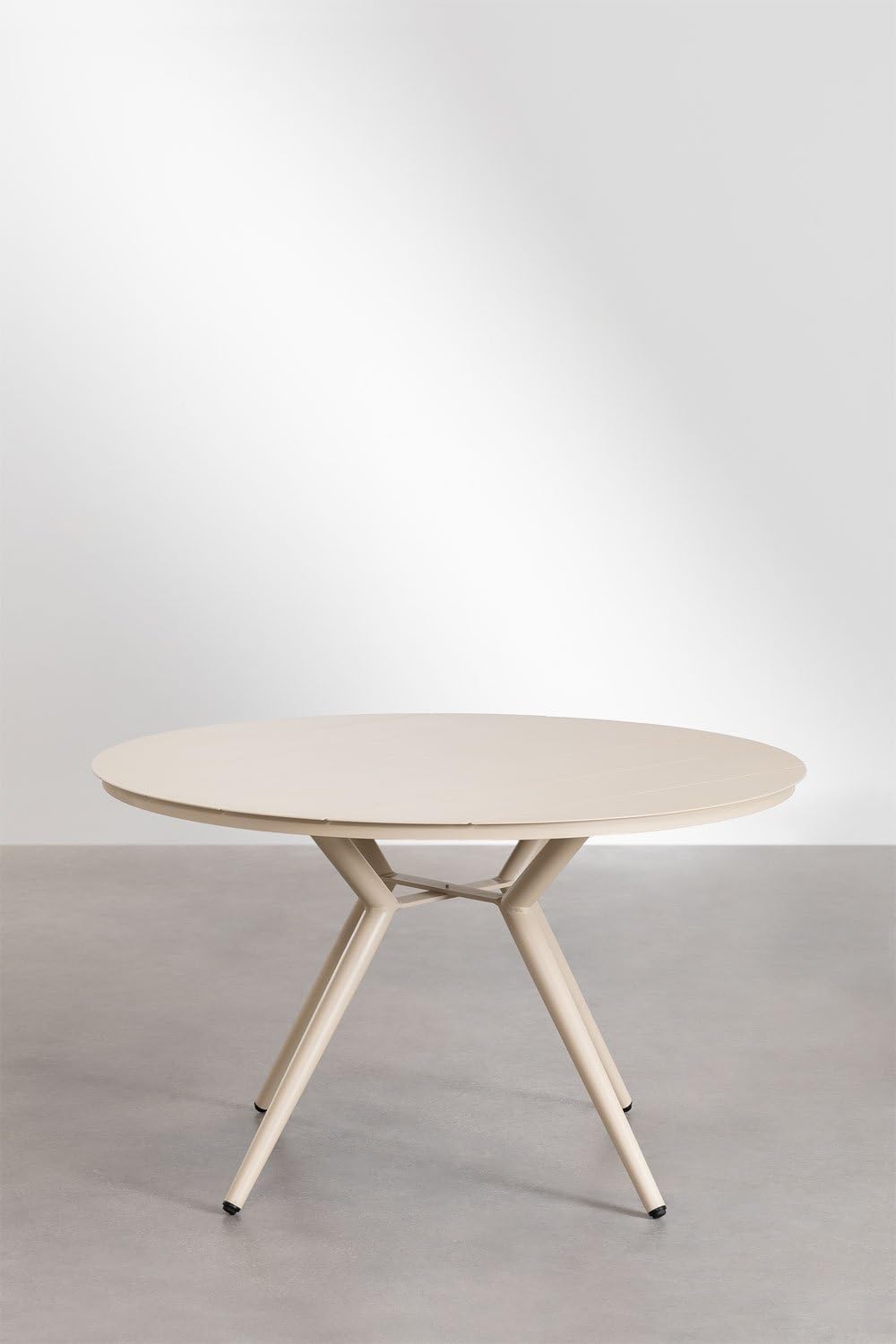 SKLUM Table de Salle à Manger Ronde en Aluminium Valerie - Ø125 cm