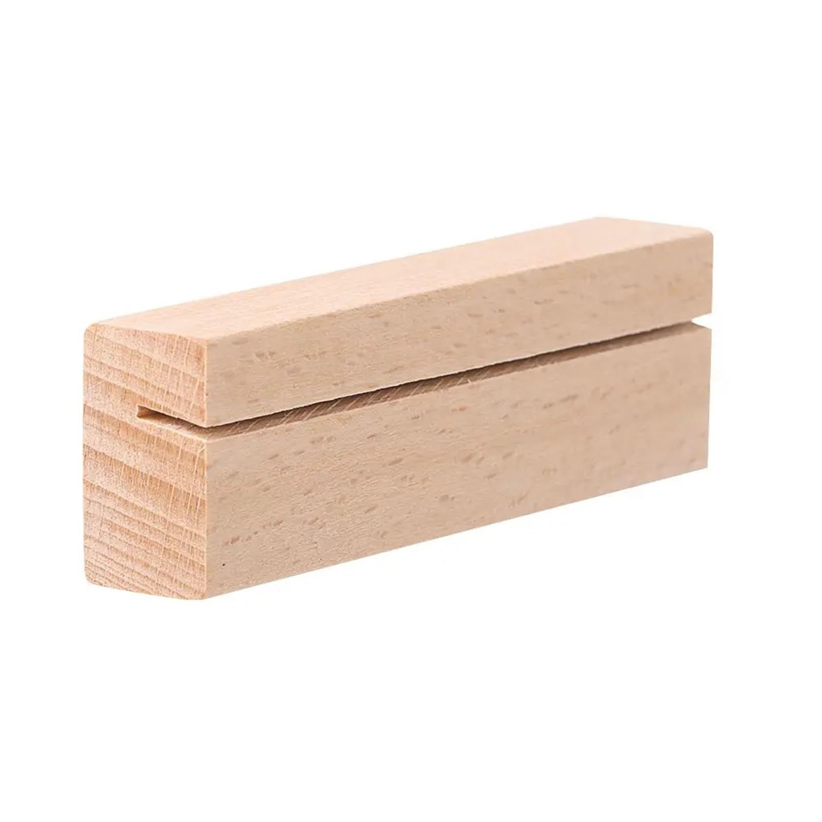 Drewniane etui na wizytówki z drewna bukowego