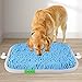LAMTWEK 53x43cm Tappeto Olfattivo Cane,Sniffing Mat,Tappetino Olfattivo di Piccola Taglia e Grande,Giocattolo Durevole e Interattivo per Etimolare le Abilità Naturali,Antiscivolo,Lavabile in Lavatrice