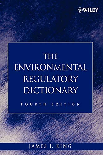 Preisvergleich Produktbild The Environmental Regulatory Dictionary