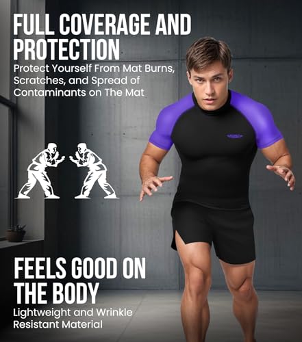 Exxact Sports メンズ BJJ ラッシュガード