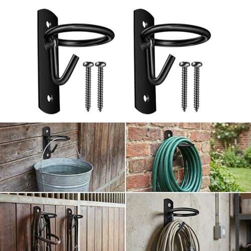 Gancho de cubo estable JAMNGHB soporte de pared resistente para comedero 2