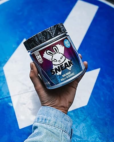 Sneak | Blue Raspberry Edition | In-Game Focus Boost Energy Drink, Zero Sugar, Low-Calorie, Vegetarian | 40 Servings #TOP3