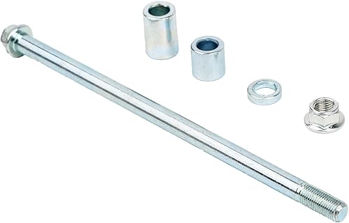 Mokuo Eje delantero trasero de 0.472 in 9.646 in con buje de 0.197 in, 0.787 in, 1.181 in, apto para Pit Dirt Bike ciclomotor, scooter, quad, ATV, disponible en Yaxa Mexico