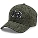 Under Armour Men's Printed Blitzing Stretch Fit Cap, Downtown Green/Artillery Green, Medium/Large