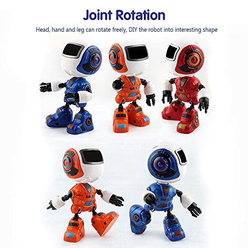 Tickas Robô de indução Efeito de iluminação do corpo Cabeça Indução de rotação de articulação Multif