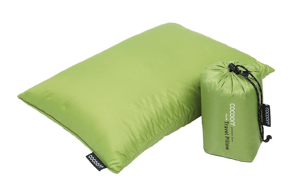 Cocoon Green Travel Pillow Down Fill 29X38cm Wasabi 2021