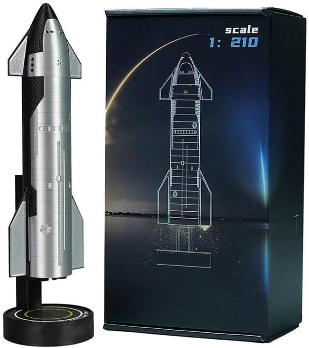 Aromatherapy Diffuser Rocket Model, 3D Printed Mini Desktop Rocket Model Build Foe Adults, Gaming Desk Ornament for Office Bedroom Desk Cafe