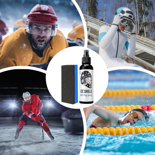 Fruusv Spray Anti Vaho para Gafas de Natacion | Accesorios Anti Empañe para Gafas - Desempañador De De Larga Duración | Para Patinadores Entrenadores Deportes Invierno Atletas Porteros - imagen 5