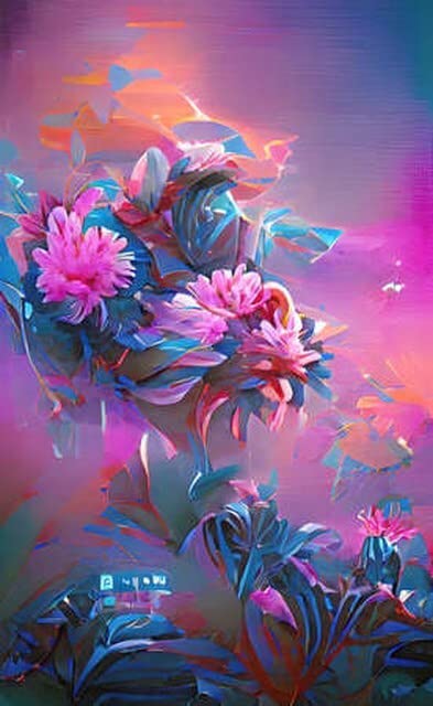 Tableau acrylique fleurs 60x100 cm pour un salon moderne et nature