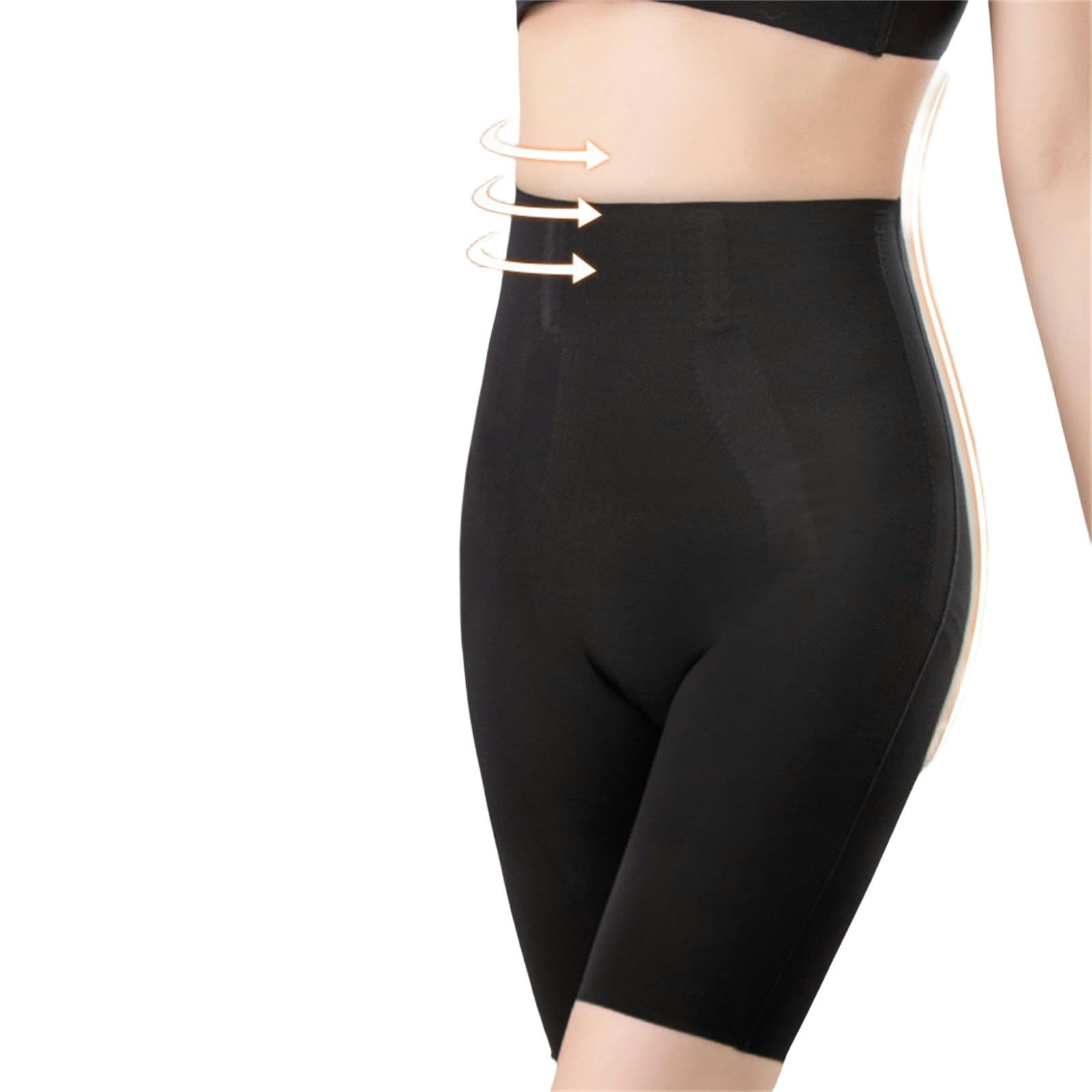 Pantalones de cintura alta con suspensión de cintura alta, levantamiento de cintura, cadera, posparto, abdominoplastia y moldean el cuerpo, bragas de ángulo plano