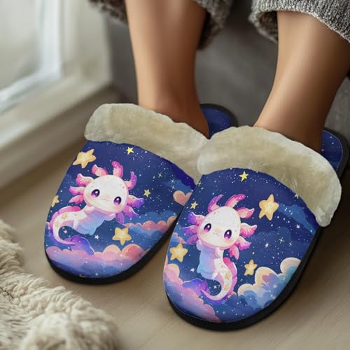 FOR U DESIGNS Christmas Slippers Comfy House Slippers for Women Girls Indoor Fuzzy Slippers Winter Warm Home Slippers3