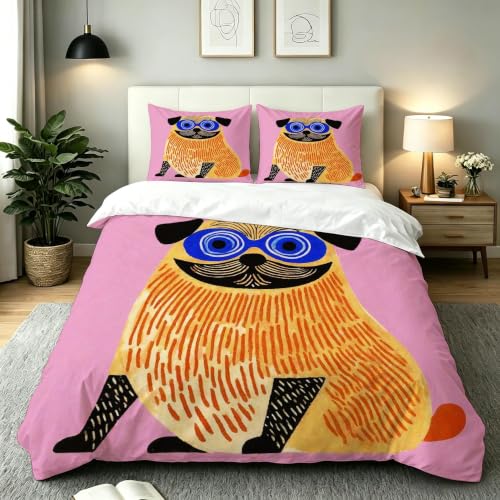 Parure de lit en microfibre de qualité supérieure avec housse de couette zippée 240x260 - 2