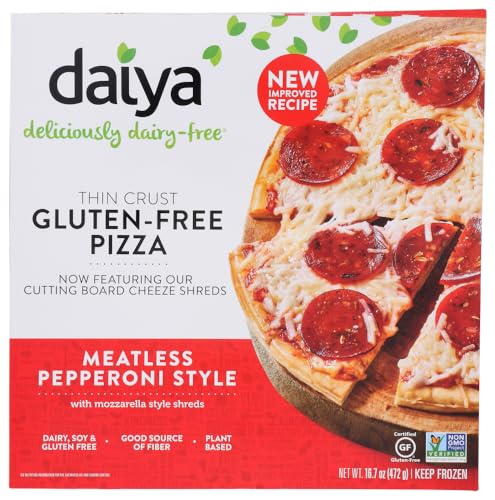Daiya Meatless Pepperoni Style Pizza, 16.7 Ounce -- 8 per case.
