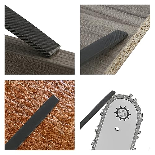 Tighall 6Inch Length Flat File, High Carbon Steel Hand File With Ergonomic Handle For Removing, Refining, Shaping And Scraping Projects #TOP3