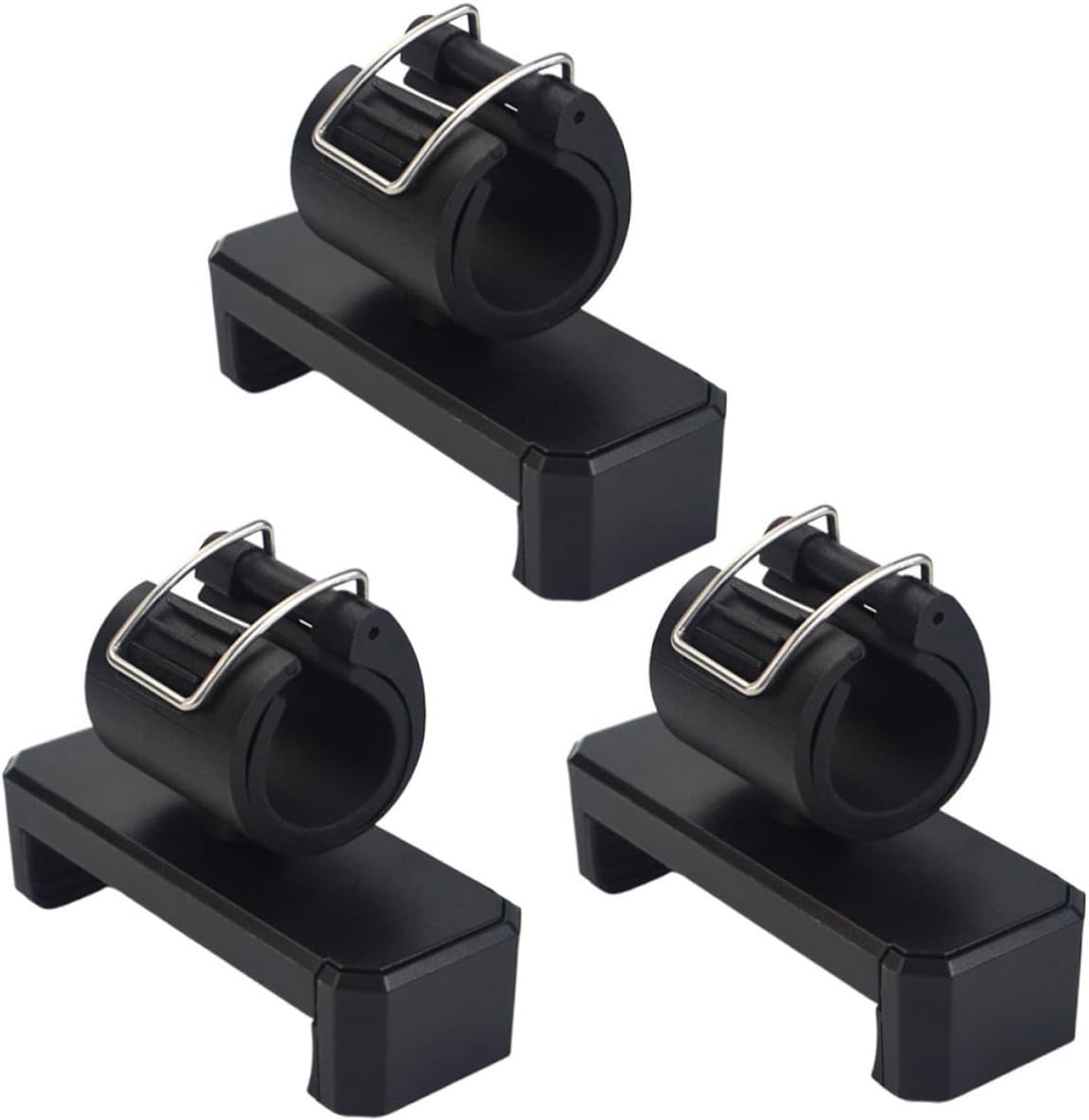 Abaodam 3pcs Selfie Stick Phone Clamp Lock Catch Holder for Smartphone