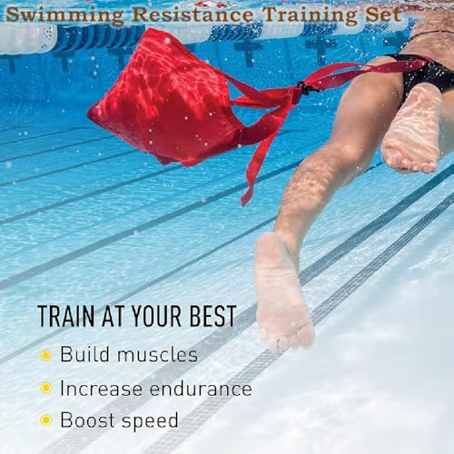 Paracaídas de natación para entrenamiento de resistencia miniatura 3