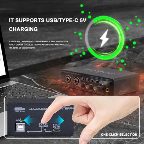 BOMGE U202 USBオーディオインターフェイス の商品画像 1