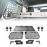 WANGDUOYU Molle Panel Shelf Compatible with Toyota Land Cruiser Prado LC250 2024 2025,Trunk Organizer Modular Storage Rack Luggage (Side Panel+Shelf)