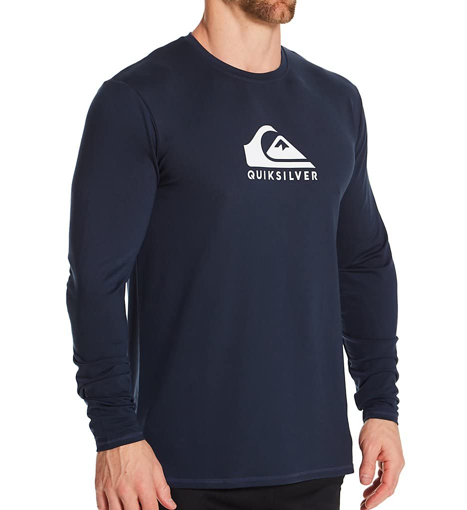 QuiksilverMen's Standard Solid Streak Ls Long Sleeve Rashguard Surf Tee