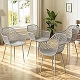 ⭐【Matériaux durables】Les lot chaise salle a manger de buybyroom sont fabriquées en coque en polypropylène (PP) de haute qualité et en pieds métalliques, ce qui les rend robustes et durables, avec une longue durée de vie. Chaque chaise supporte un poids maximal d'environ 120 kg.