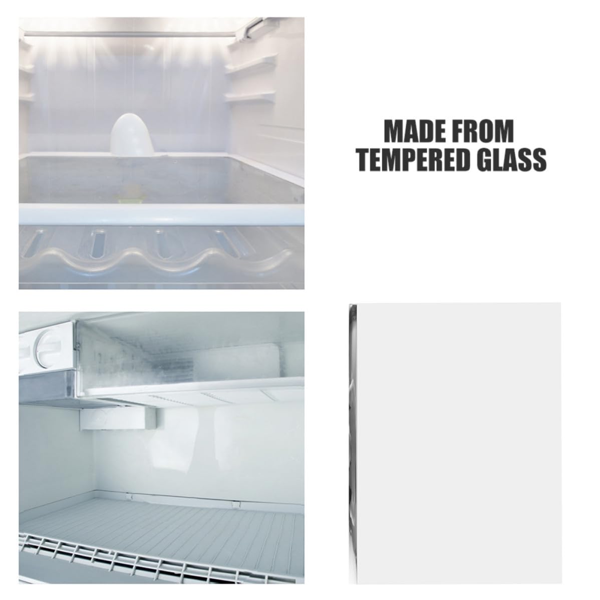 Ripiano Frigo in Vetro Bianco per Frigorifero, Divisorio
