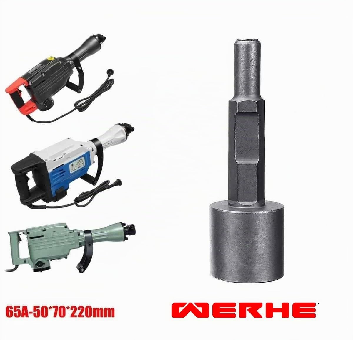 WERHE ® 65 A 50x70x220 Jack martillo star picket post driver cincel poco para demolición jackhammer interruptor