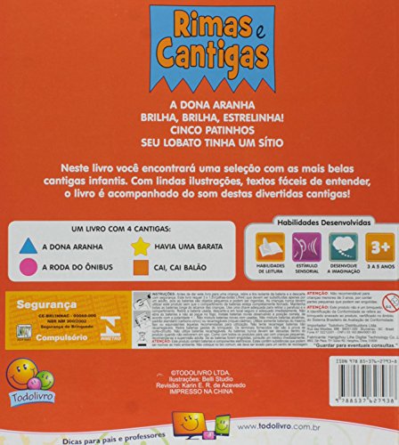 Rimas e Cantigas: Dona Aranha, A...e outros: Rimas e Cantigas: Dona Aranha, A...e outros: - Imagem 2