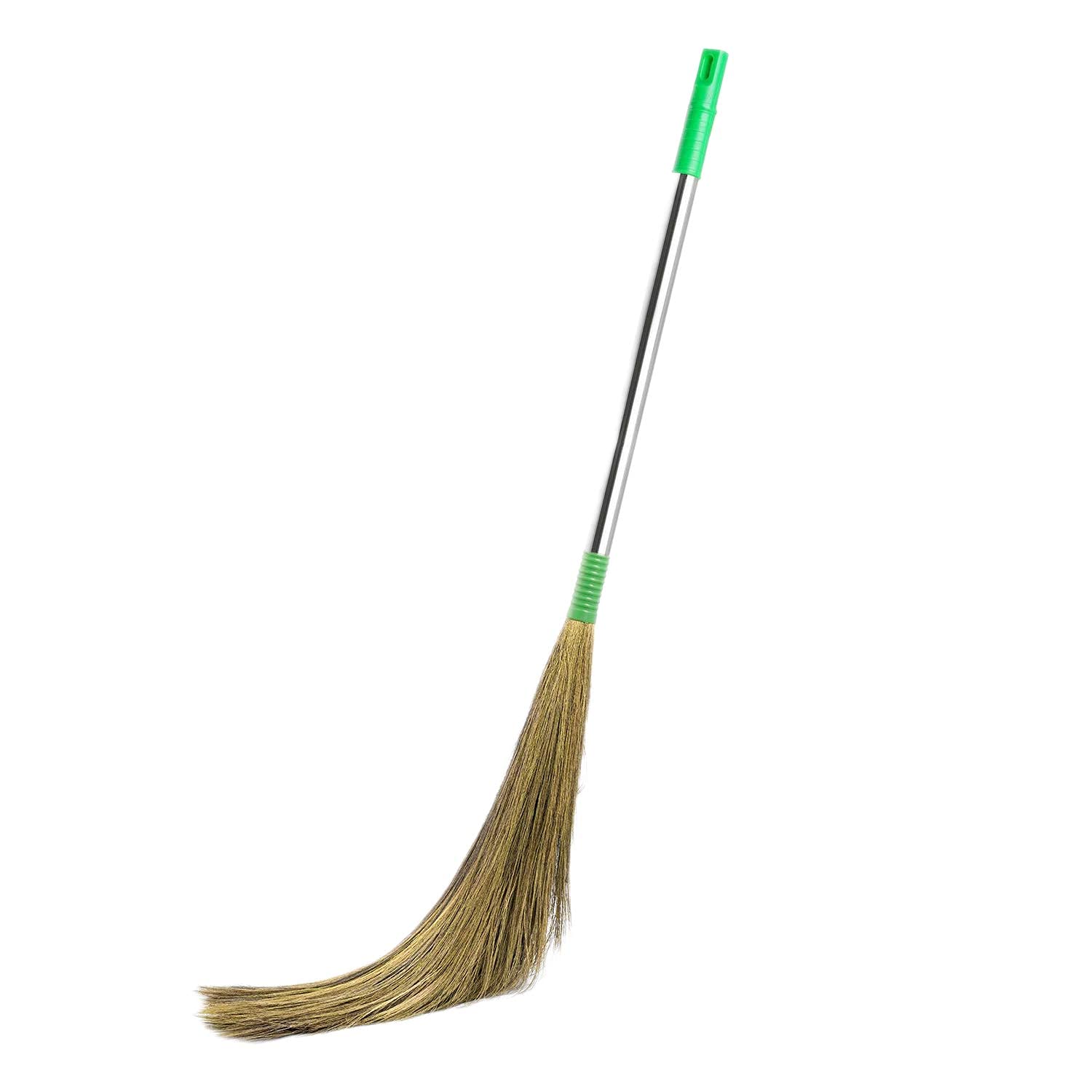 Bhajanlal Greenery Floor Broom with Natural Soft | No Dust Grass Long Stick Jhadu for Home/ Pantry/Office Cleaning Multicolor Pack of 1 (B09N72MSYD) Amazon Price History, Amazon Price Tracker