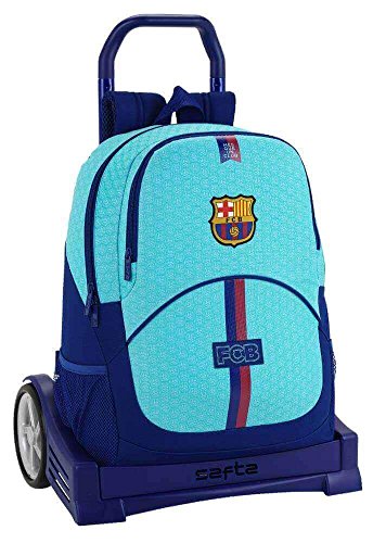 Safta Mochila Espalda Ergonómica F.C. Barcelona 2ª Equipacion 17/18 Con Carro Safta Evolution