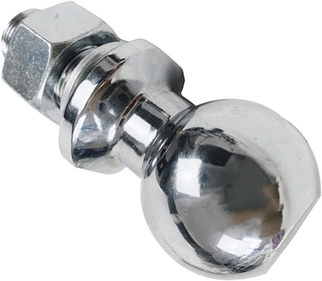 Trailer Hitches Tow 1-7/8 2 Inch 50mm Chrome Trailer Hitch Tow Ball M19 Shank Dia Capacity 3500 Lbs Coupling Parts RV Camper Caravan Accessories (Color : 1 7 8 Inch (M19) Size : 1)