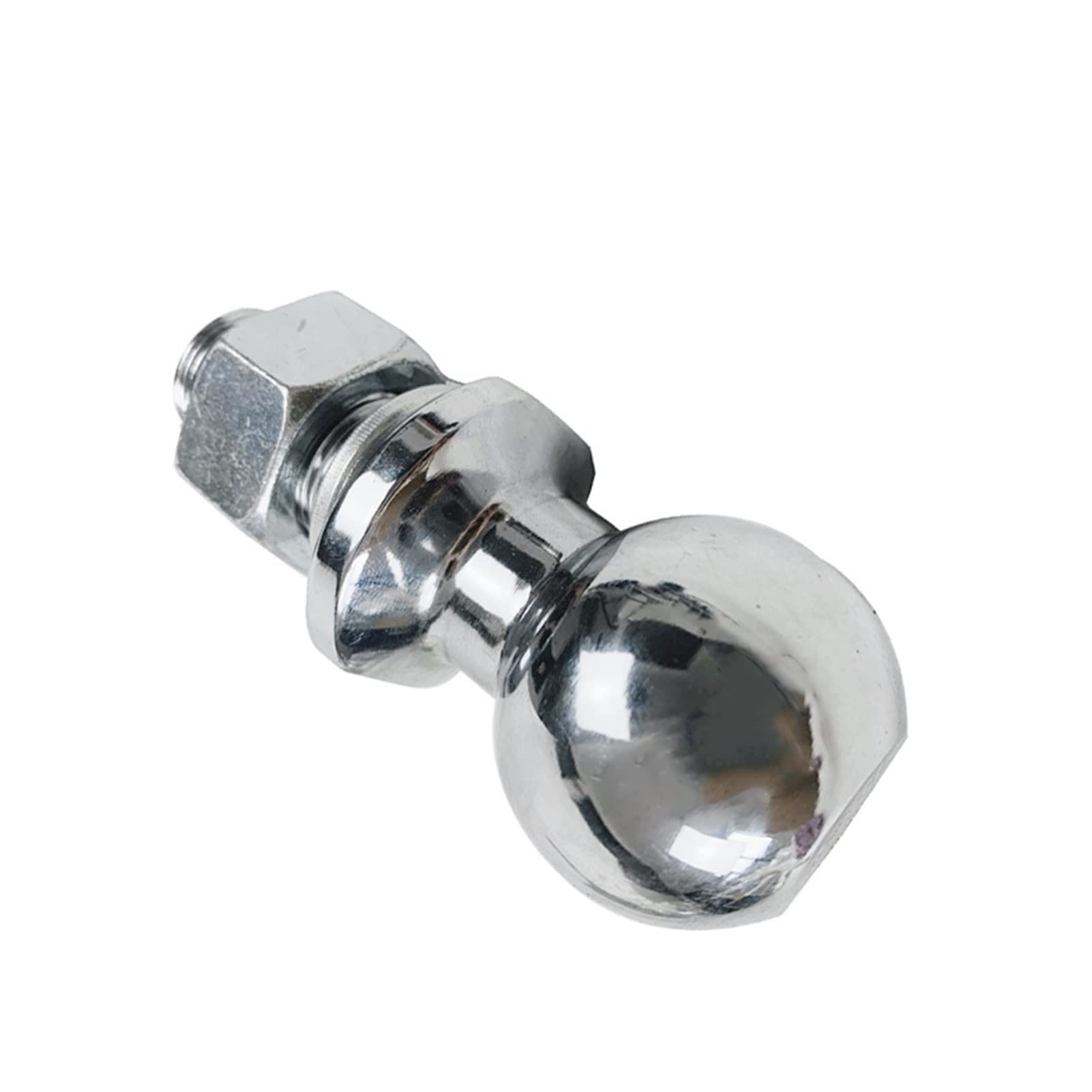 Anhängerkupplung, 1-7/8 2 Zoll 50mm Chrom Anhänger Hitch Anhängerkugel M19 Schaft Dia Kapazität 3500 lbs Kupplungsteile Rv. Camper Caravan Accessoires.(1 7 8 Inch (M19))