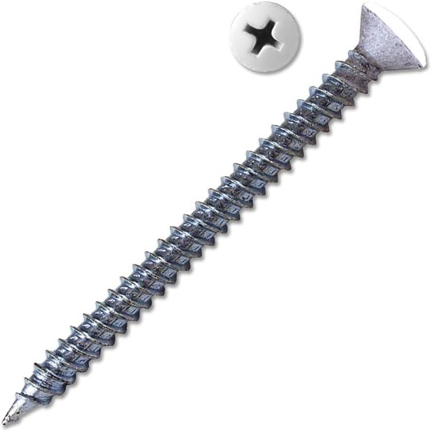 Malco PO8X2ZWG Zip-In Screws Hex Washer/Slotted Head 50