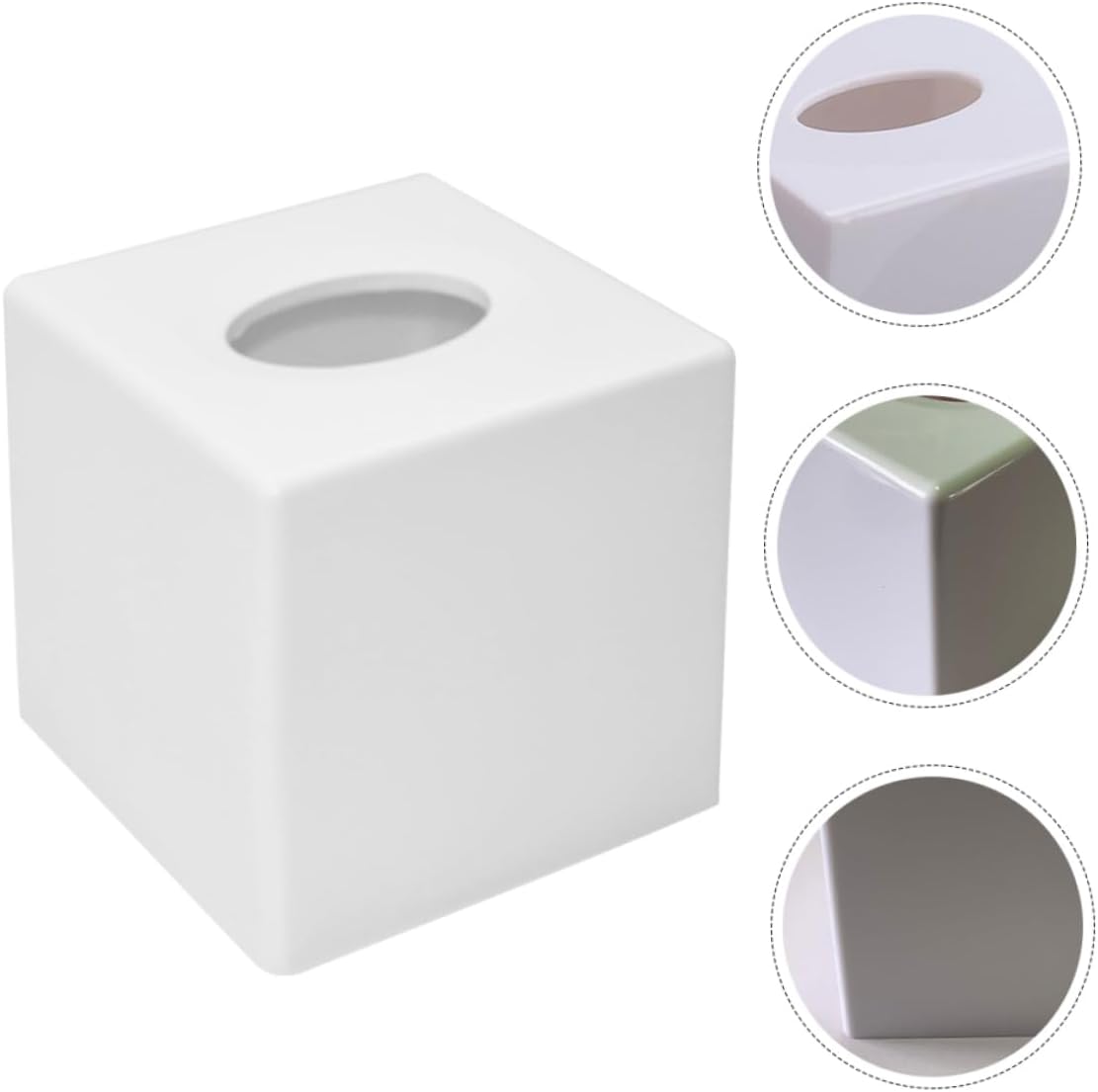 Multifunctional Tissue Box Cover Stylish Cube Holder for Compatible Standard Tissue Easy to Clean and Use for