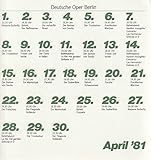  Programmheft Richard Wagner TRISTAN UND ISOLDE April ´81