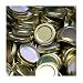 Produktbild 100er Set Twist off Ersatzdeckel Deckel für Sturzgläser To 43 Gold Passend für 30/37 /53/65 / 106 ml