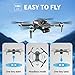 HYG Toys Drone with Camera for Adults and Kids, 1080P HD Foldable FPV Remote Control Quadcopter, 3D Flips, 2 Batteries, Altitude Hold, Toys Gifts for Kids and Adults with Carrying Case