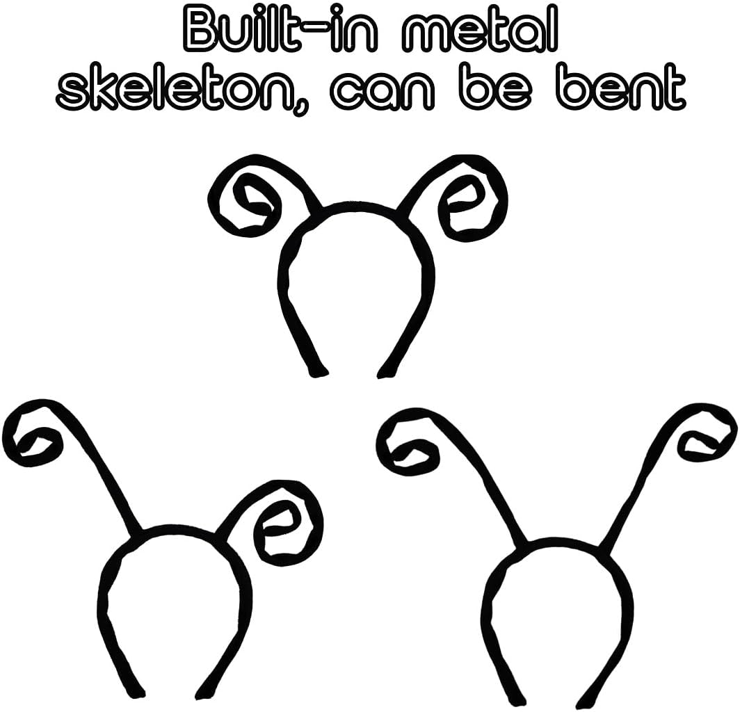 DaliDali Butterfly Antenna Headband for Women Ladybug Antenna Headband for Adult Insect Costume, Bug Fly Costume Accessory - Image 3