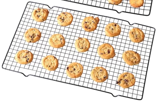 Buckingham Stackable Cake Cooling Rack Durable Black Metal Wire Multipurpose Uses for Pasties Muffins Biscuits Bread Loaf Drying Cooler