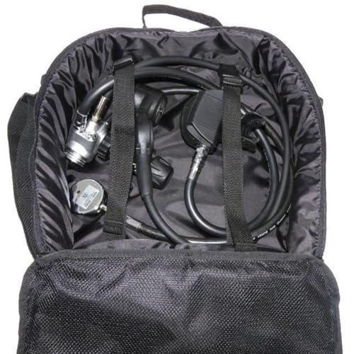 Bolsa regulador buceo acolchada estuche nailon con cremallera reforzada y asa de mano integrada 8