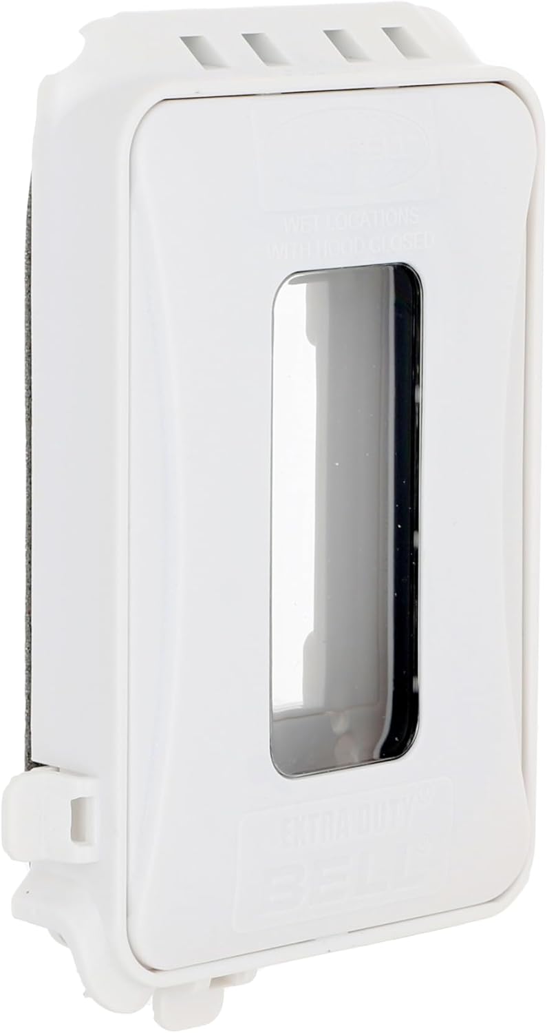 TAYMAC ML500W Single-Gang Mount 16-in-1 Flat Nonmetallic Weatherproof Vertical/Horizontal, 1-Pack, White