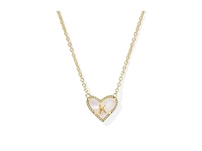 Kendra Scott Heart Letter K Short Pendant Women