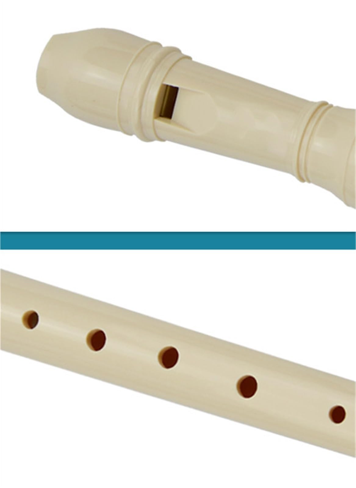 8 otworowy Flet Prosty Sopranowy W Stylu Niemieckim (tonacja C) Instrument Dla Początkujących Drewniany Flet Prosty