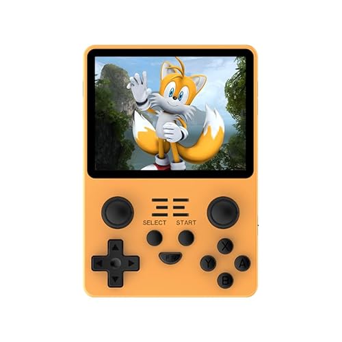Powkiddy RGB20S Retro Handheld Game Console - 128Gb TF Card Pre-Installed with 20.000 Games - Linux System - Handheld Emulator 3.5 IPS Screen 3200 Mah Battery. Plug & Play Video Games