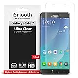 Samsung Galaxy Note 7 Screen Protector, Ultra Clear and Full Coverage TPU Film - Protects Your Phone From Scratches, Dust, Dirt and Smudges (3-pack)